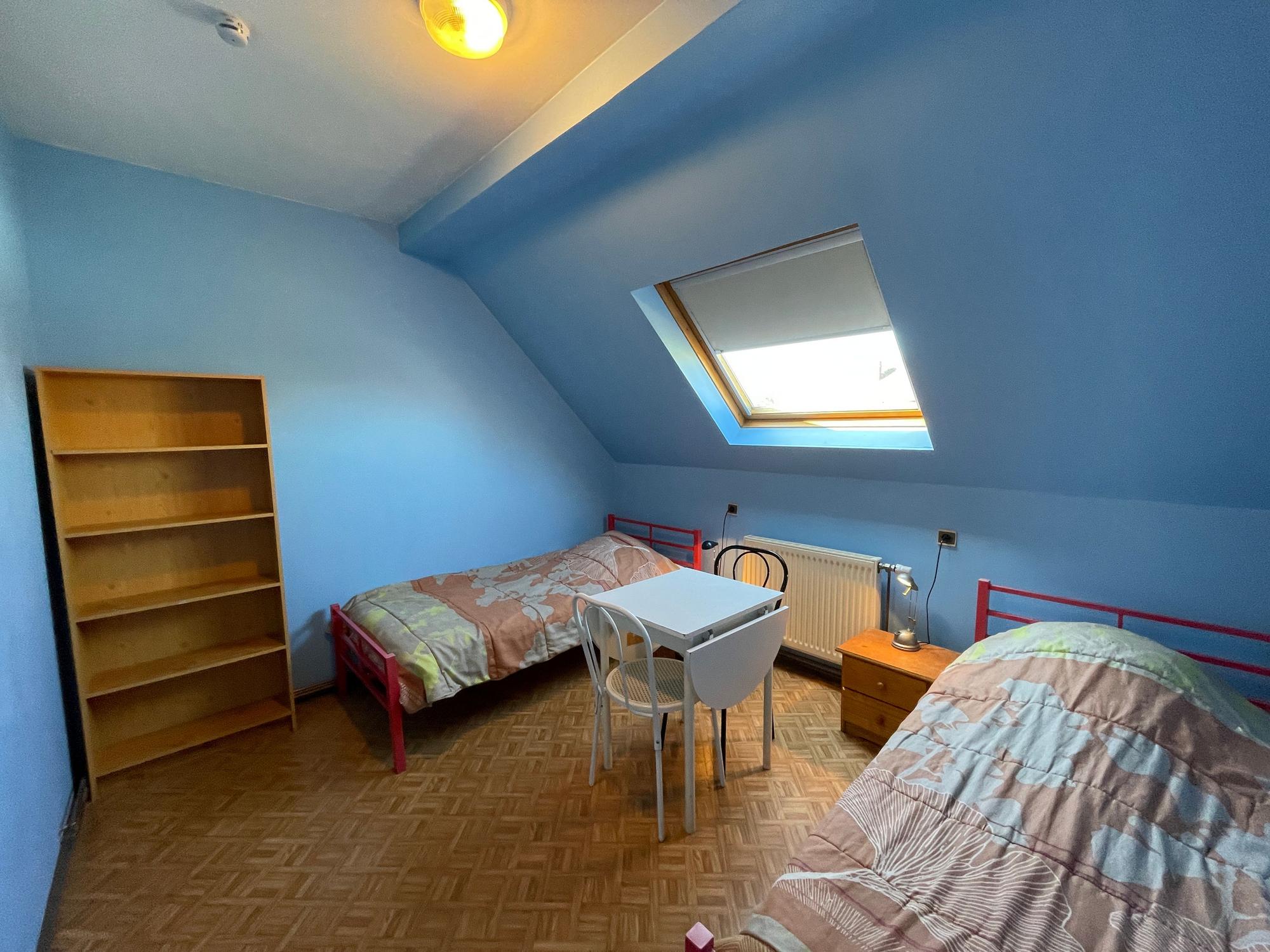 Chambre du gîte avec literie incluse