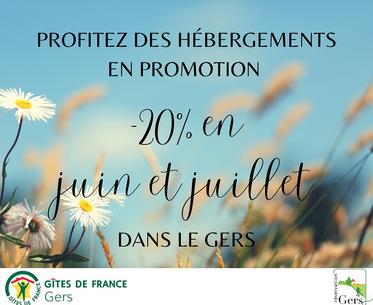 Promotion en Juin et Juillet Gers