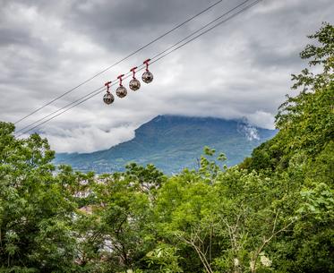 Le téléphérique de Grenoble Bastille, bulles de Grenoble