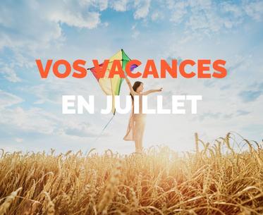 Weekend et vacances en juillet
