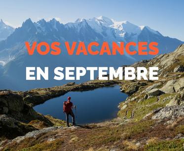 Weekend et vacances en septembre