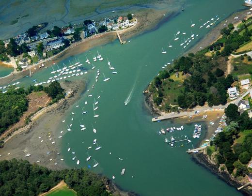 Vue aérienne de la Presqu'île de Conleau