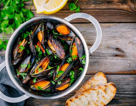 brasucade de moules de l'Hérault