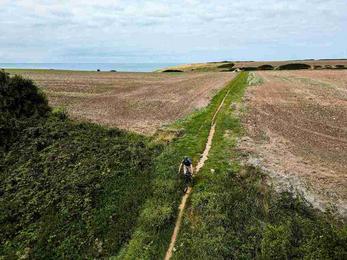 Ballade à vélo dans la Manche
