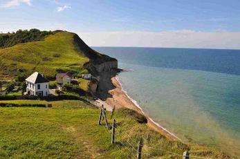 Les falaises normande du Calvados