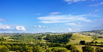 Monts Lyonnais dans la Loire