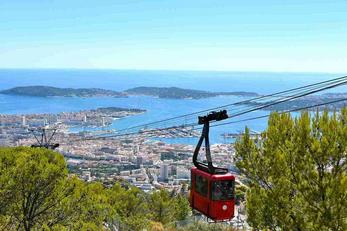 Téléphérique ville de Toulon Var