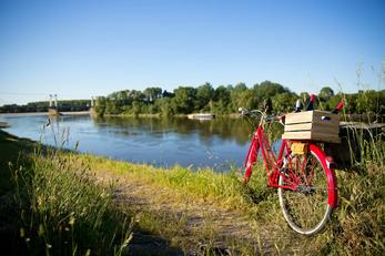Vélo au bord de la Loire