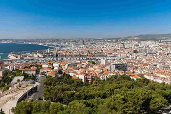 Vue sur Marseille, Bouches-du-Rhône