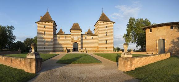 Le château de Laréole entrée