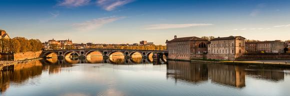 Pont Neuf sur la Garonne à Toulouse, Haute-Garonne en Occitanie