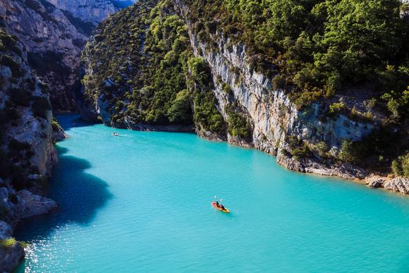 Visite le Lac de Sainte Croix de Provence