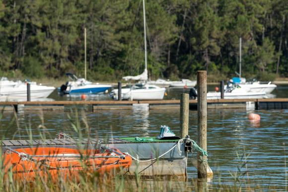 le canal du Lac de Carcans-Maubuisson